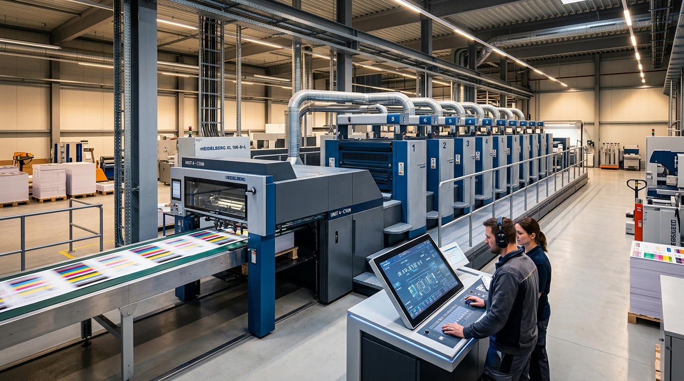 Commercial sheetfed offset printing press