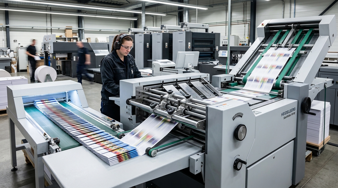 Commercial buckle folding machine Stahlfolder style